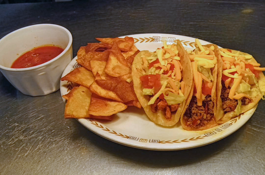 Tacos Chips and Salsa